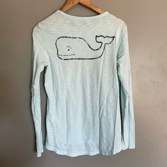 Vineyard Vines Blue Long Sleeve Tee - Picture 5 of 5